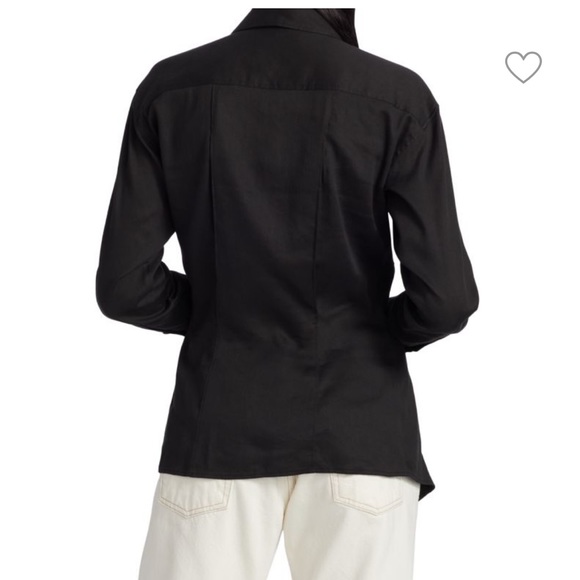 NWT Frame Arie Linen Blend Shirt - Picture 5 of 5